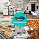 DIY Bathroom Sink Tempered Glass Countertop Vanity Sink Abalone Shell