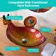 DIY 23x14 inch Glass Vessel Sink & Waterfall Faucet Leaf