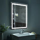 DIY Frameless Bathroom Mirror with Lights Touch Switch 32x24