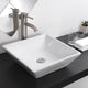DIY Square Vessel Bathroom Porcelain Sink w/ Drain