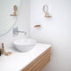 DIY 12" Bathroom Vessel Porcelain Sink w/ Drain Circular