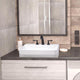 DIY Drop-in Bathroom Porcelain Sink w/ Overflow & Drain
