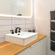 DIY Aquaterior Rectangle Sink for 3 Hole Faucet with Overflow & Drain