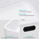DIY Aquaterior Rectangle Sink for 3 Hole Faucet with Overflow & Drain