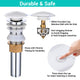 DIY Aquaterior Rectangle Vessel Sink w/ Pop Up Drain 23x13"
