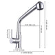 DIY Pull-out Bar Sink Kitchen Faucet Stainless 1-Handle