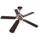DIY Living Room 51" Bronze Ceiling Fan with 3-Light & Remote Control