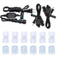 DIY 150ft Waterproof LED Rope Light with Power Cord & Connector (NO Color Changing)