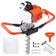DIY EPA Gas Powered 2-Cycle Earth Auger Powerhead 1700W 52cc