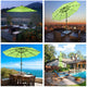 DIY 9 Foot Tilting Patio Umbrella with Light 3-Tiered
