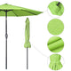 DIY 9 ft Tilting Outdoor Patio Umbrella 220g Yarn-dyed Canopy UV50+