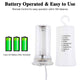 DIY Outdoor Umbrella Lights Battery Operated 9-10ft 8-Rib