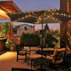DIY Outdoor Umbrella Lights Battery Operated 7-9ft 6-Rib