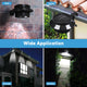 DIY Dusk to Dawn Wireless Solar LED Lights Waterproof 6ct/Pack