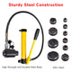 DIY 15-Ton Hydraulic Punch Driver Tool Kit w/ 10 Dies