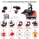 DIY 5in1 15x15 Heat Press Transfer Sublimation Machine T-shirt Mug
