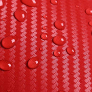 3D Red Carbon Fiber Hood Wrap Auto Vinyl Wrap Roll 5x92ft