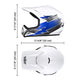 DIY AHR Youth Dirt Bike Helmet H-VEN12 DOT Blue
