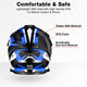DIY Dirt Bike Helmet Mens Full Face MX Helmet DOT Black Blue