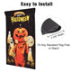 DIY Halloween Flag Double Sided Small Front Door Flag 12x18"