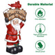 DIY Santa Snowman Figurine with Light Christmas Gift 12"