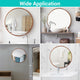 DIY 24" Round Bathroom Mirror for Hallway Vanity Bedroom Wall