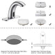 DIY Auto Sensor Touchless Bathroom Lavatory Faucet Finish Options
