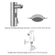 DIY Auto Sensor Touchless Bathroom Faucet Hot & Cold 8"