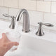 DIY Bathroom Widespread Faucet 2-Handle Hot & Cold 6.7"H