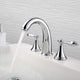 DIY Bathroom Widespread Faucet 2-Handle Hot & Cold 6.7"H