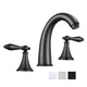 DIY Bathroom Widespread Faucet 2-Handle Hot & Cold 6.7"H