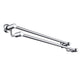 DIY Wall-Mounted Double Towel Bars Stainless Steel Chrome Finish