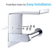 DIY Toilet Roll Holder Wall Mounted Stainless Steel