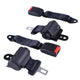 DIY 2-Pack Retractable 42in Seat Belts Kit for Golf Cart Seat
