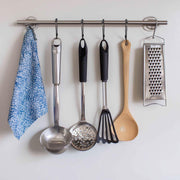 DIY Black Stainless Steel Hooks for Curtain, String Lights 12ct/pk