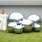 DIY Event Party Decor Inflatable Mirror Balls with Air Pump
