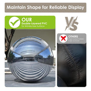 DIY Event Party Decor Inflatable Mirror Balls with Air Pump