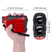 DIY 6X 25 Laser Rangefinder for Hunting Golf, 1000 Yards