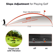 DIY 6X 25 Laser Rangefinder for Hunting Golf, 1000 Yards