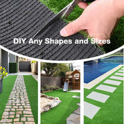 DIY 12' Artificial Grass Turf for Dogs Pet, Outdoor, Playground, 0.8" Pile