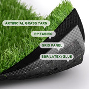 DIY 12' Artificial Grass Turf for Dogs, Gym, Outdoor, 0.8" Pile