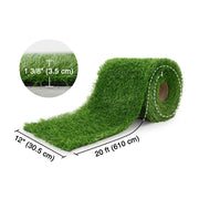 DIY Artificial Grass for Patio Balcony Square Event Dogs 1.38" Pile