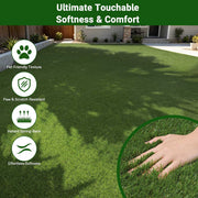DIY Artificial Grass Rolls, Tall Fescue, Multi-Roll Pack 1.38" Pile