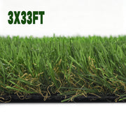 DIY Artificial Grass for Side Yard Landscaping, 1.38" Pile (4', 3', 1'W Options)