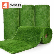 DIY 12' Artificial Grass Turf for Dogs, Gym, Outdoor, Playset, 1.38" Pile
