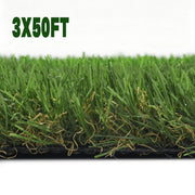 DIY Artificial Grass for Side Yard Landscaping, 1.38" Pile (4', 3', 1'W Options)