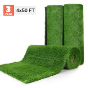 DIY 12' Artificial Grass Turf for Dogs, Gym, Outdoor, Playset, 1.38" Pile