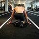 DIY HybridLane Black Indoor Gym Turf with White Border Lines, 61oz (Preorder)