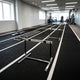 DIY HybridLane Black Indoor Gym Turf with White Border Lines, 61oz (Preorder)