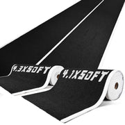DIY HybridLane Black Indoor Gym Turf with White Border Lines, 61oz (Preorder)